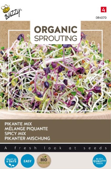 BIO sprouting seeds spicy mix 30 grams